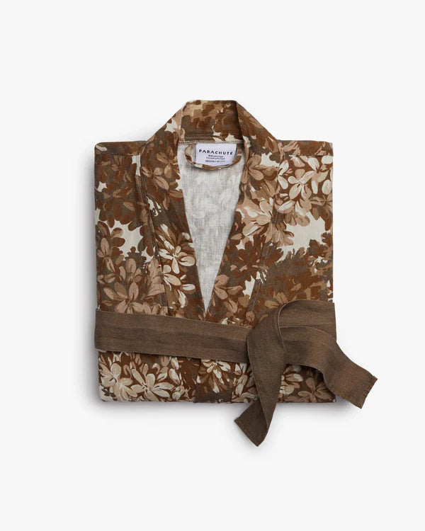 Mönstrad linnekimono